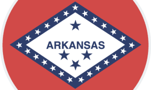 Arkansas flag rendering