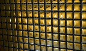 shiny gold wall
