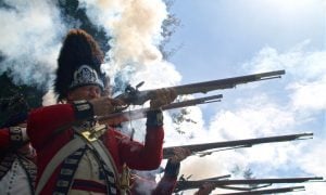 Revolutionary War reenactment