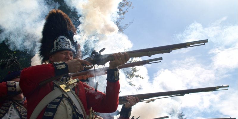 Revolutionary War reenactment