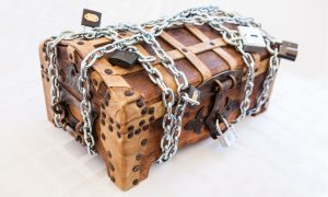 locked up treasure chest