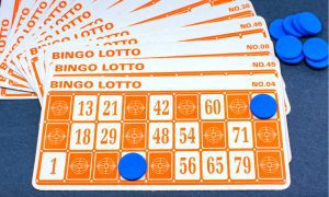 Old-fashioned bingo cards