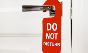 Do Not Disturb door sign