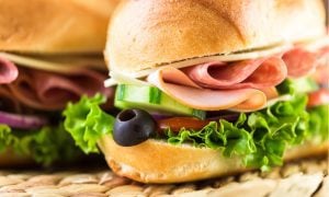 Two sandwiches