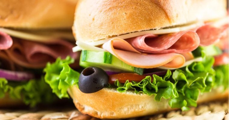 Two sandwiches