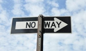 no way street sign