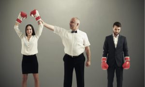 boxing ref winnrs and losers