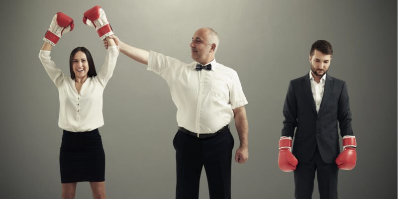 boxing ref winnrs and losers