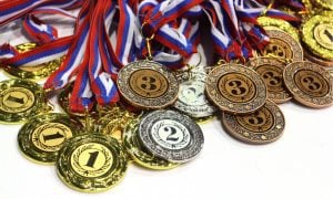 pile of medals