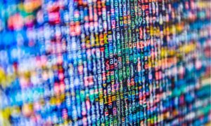 data on screen