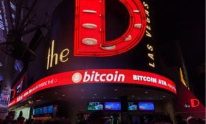 The D Casino at night
