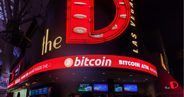 The D Casino at night