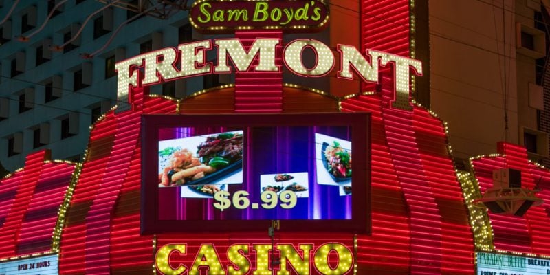 Front of Fremont Casino