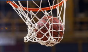 basketball going through net