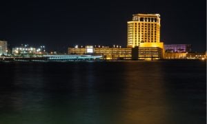 Biloxi skyline at night