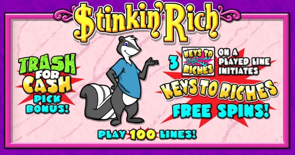 Stinkin Rich slot machine paylines