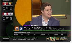 ESPN NEWS MLB Daily Wager ScreenGrab