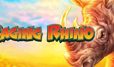 Raging Rhino Slot Machine logo