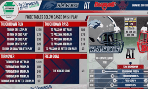 Express Football website homeoage snapshot