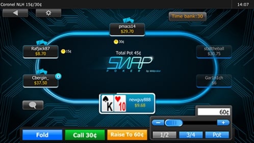 888Poker SNAP game