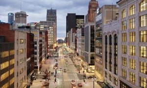 Skyline view of Michigan