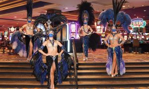 People dresses in custumes