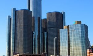 Skyline view of Michigan