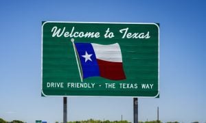 Welcome to Texas sign