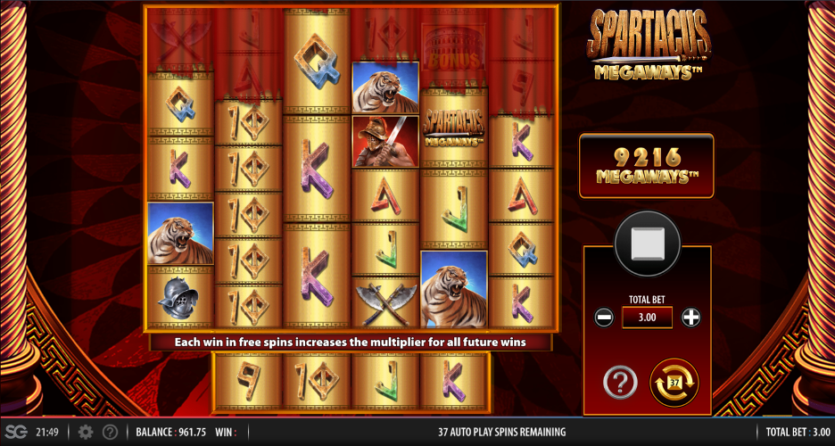 Spartacus Megaways