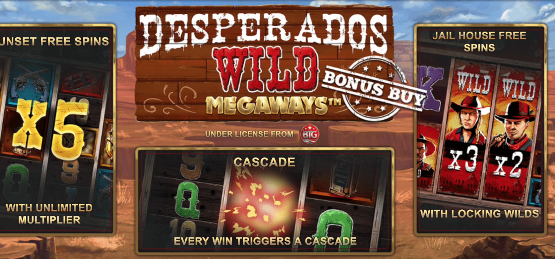 Desparados Wild Megaways Slot Review