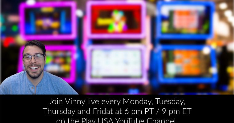 Join Vinny Live On PlayUSA