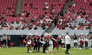 NFL game in a Stadium