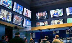 Sports Bar TV screens