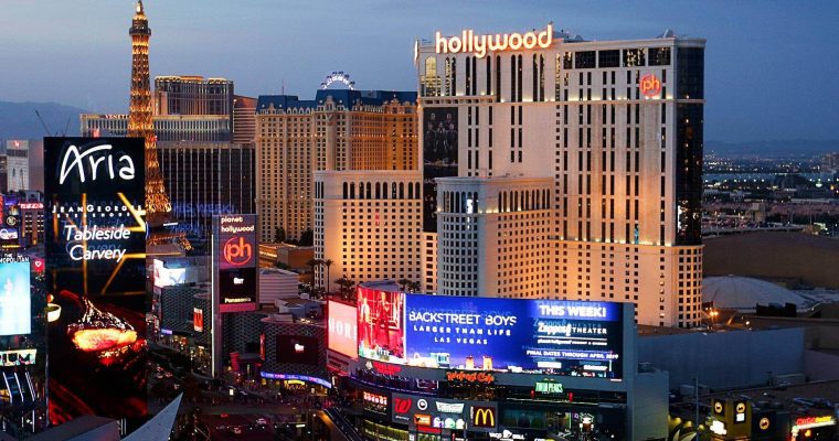 Las Vegas Strip Aerial View