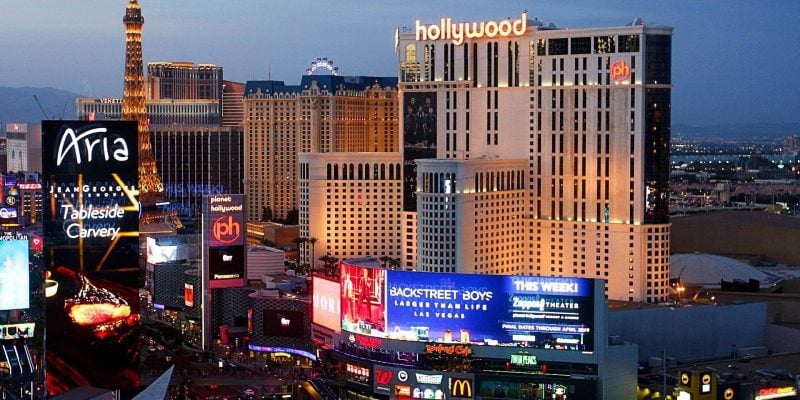 Las Vegas Strip Aerial View