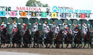 Horse Racing Gates open