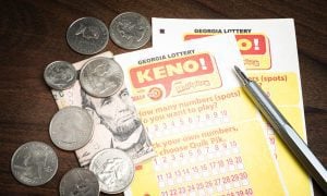 Georgia Lottery Keno Ticket