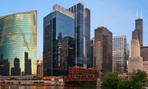 Skyline In Chicago Illinois Bettors Spending Money For Video Gaming