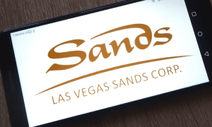 Sands Las Vegas Corp On Phone For News Article