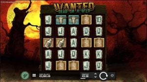 Wanted Dead or a Wild slot