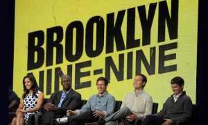 Cast and crew from the TV comedy "Brooklyn Nine-Nine"