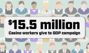 Casino workers gave $15.5 million to GOP campaigns