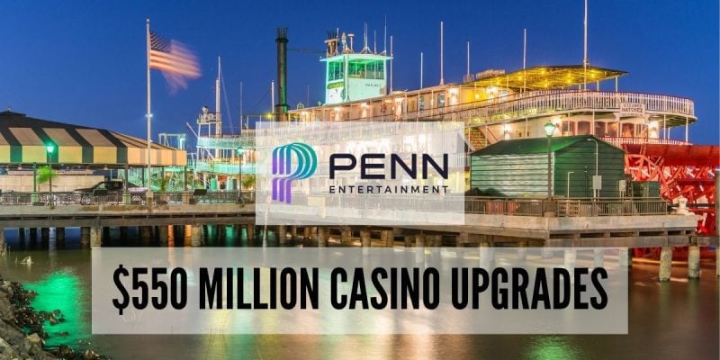 IL riverboat casinos will be replaced with land-side locations in Penn Entertainment construction