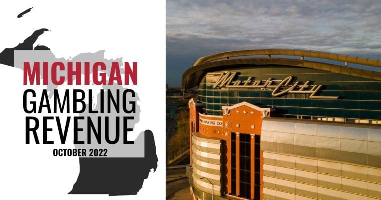 Michigan gambling revenue October 2022