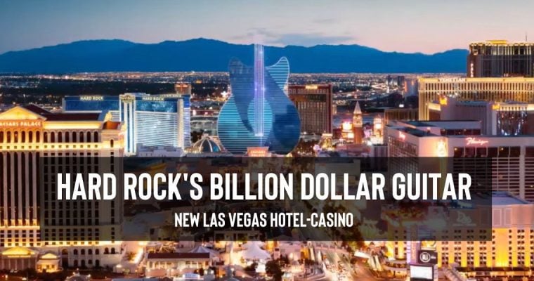 Nevada casino Mirage volcano replaced with Hard Rock guitar hotel