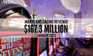 Gaming revenue for January 2023 on Maryland's six casinos
