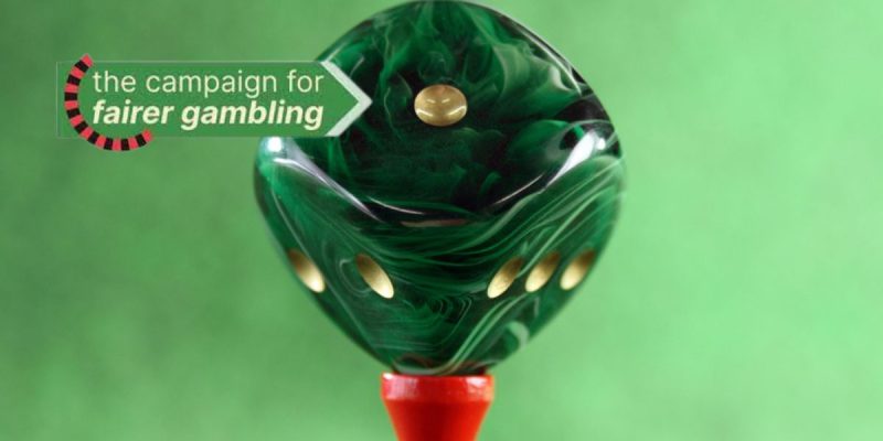 UK-based Campaign for Fairer Gambling group promotes safe gambling and proper oversight