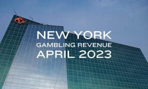 Overall gambling revenue in NY was down in April 2023