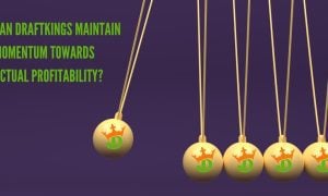 newton's cradle draftkings logo earnings report