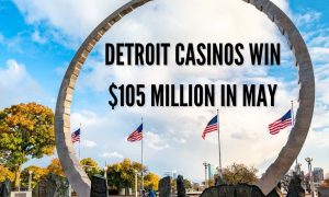 the legacy monument in hart plaza in downtown detroit